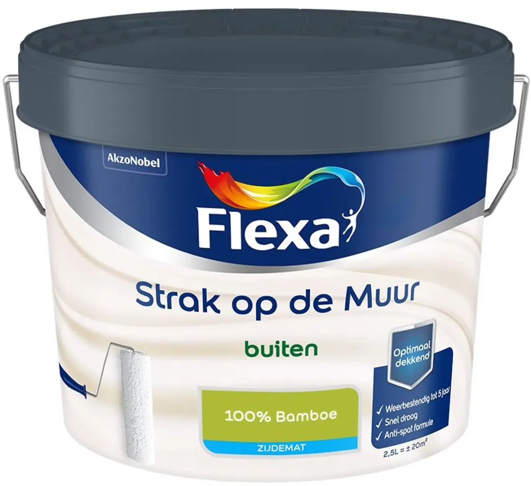 Flexa Strak Op De Muur Buiten Mengverf 2,5L