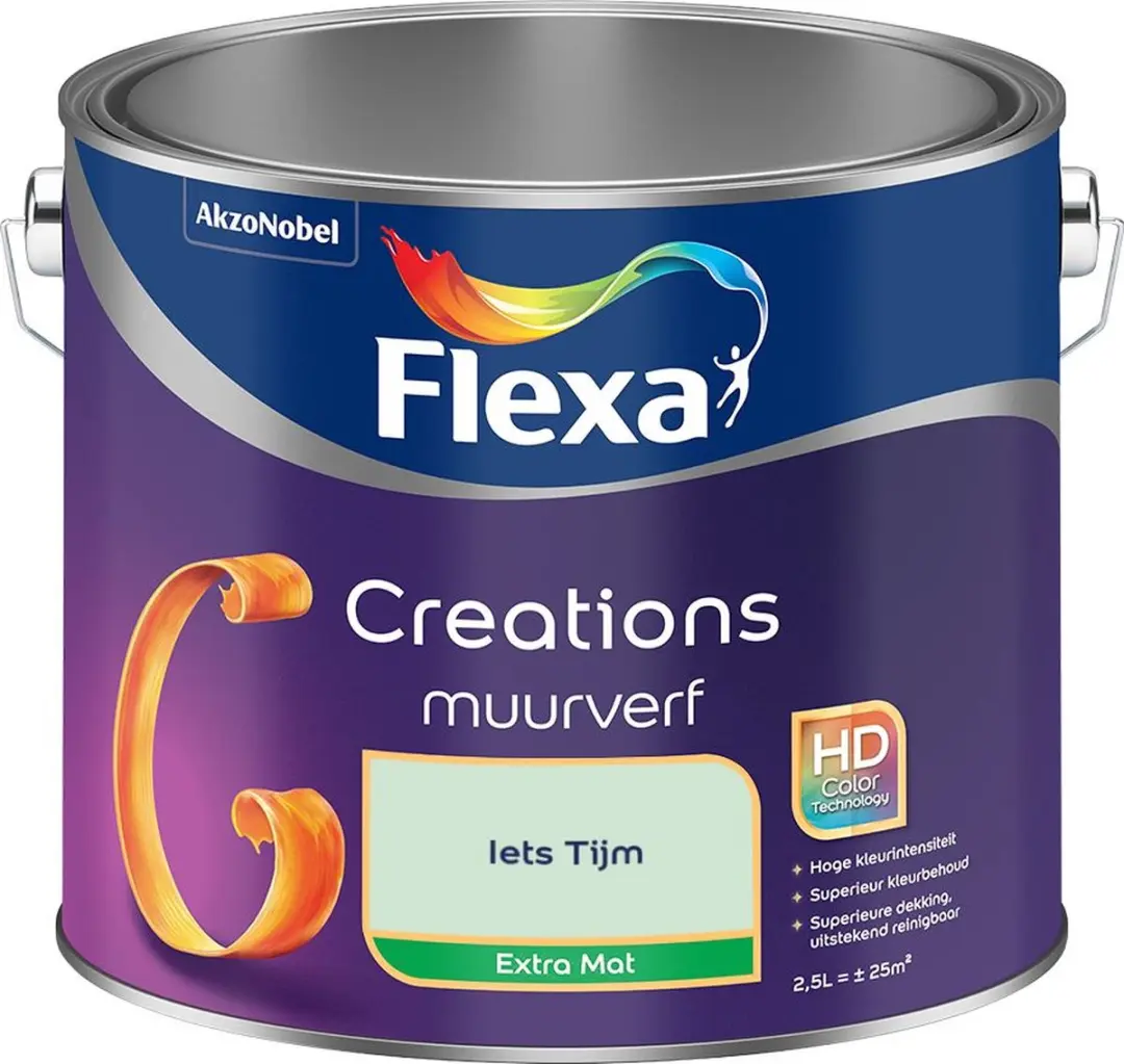 Flexa Creations Muurverf Extra Mat Iets Tijm 2,5L