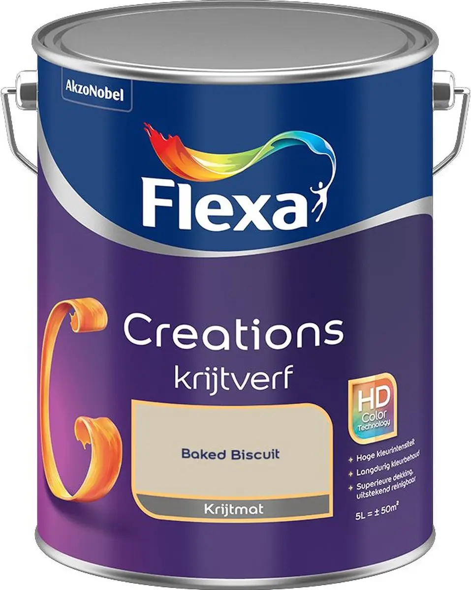Flexa Creations Muurverf Baked Biscuit