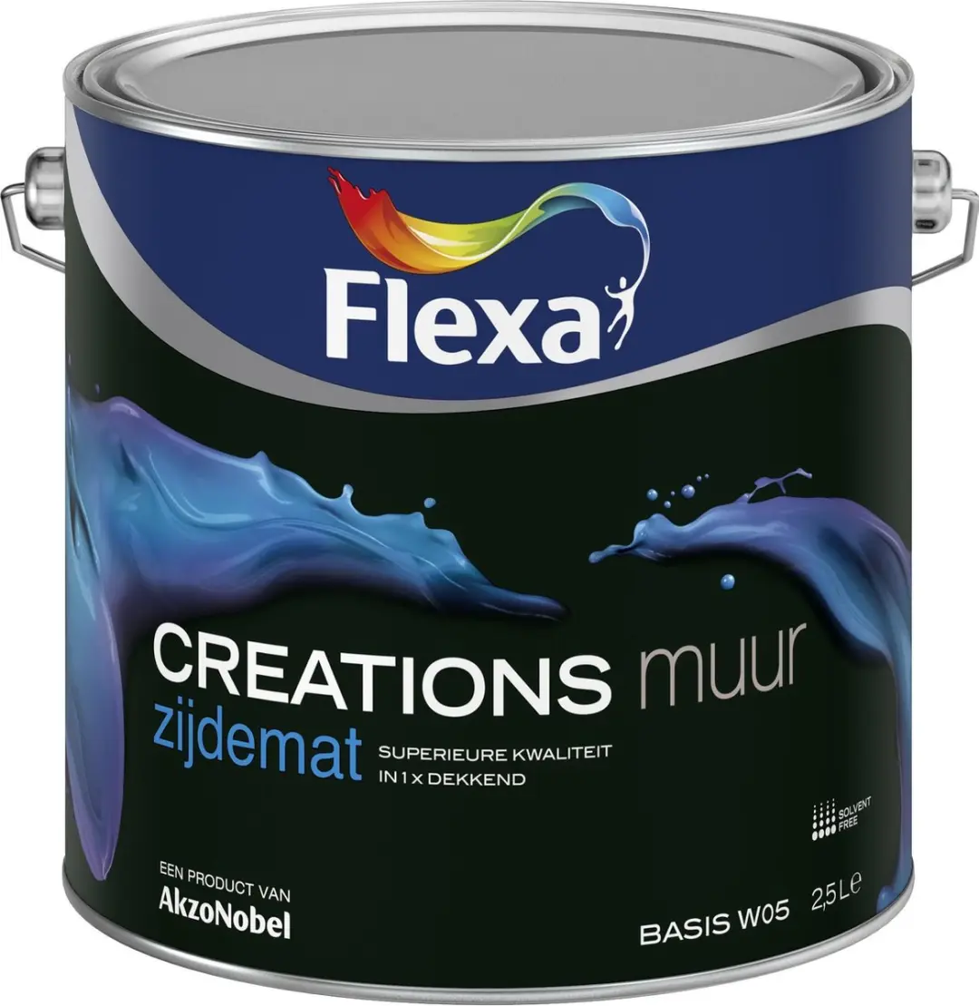 Flexa Creations Muurverf Zijdemat Morning Snow 1L