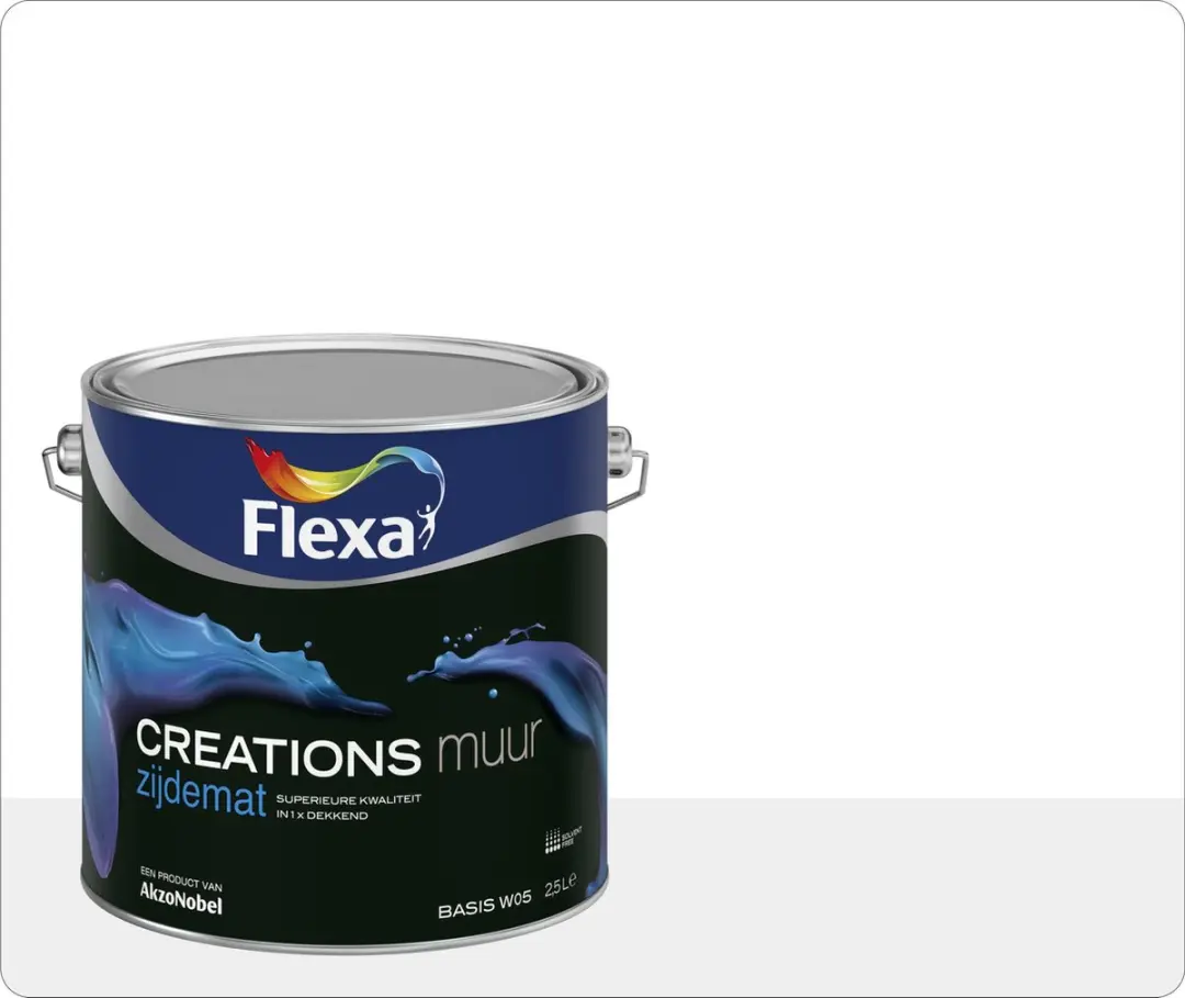 Flexa Creations Muurverf Zijdemat Morning Snow 1L