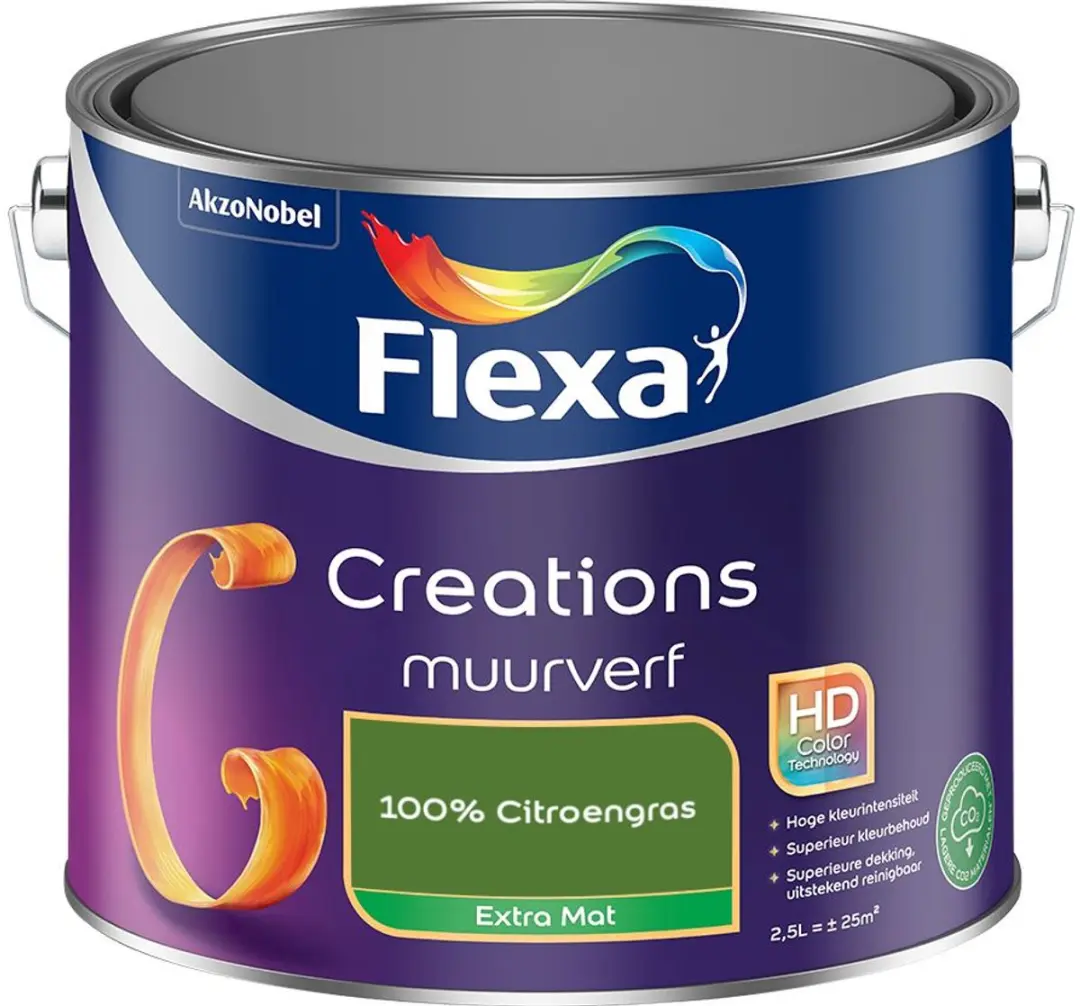 Flexa Creations Muurverf Extra Mat 100% Citroengras