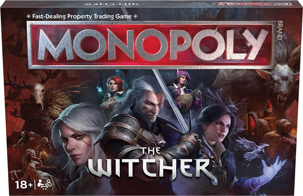 Winning Moves Monopoly The Witcher Bordspel - 2-6 Spelers