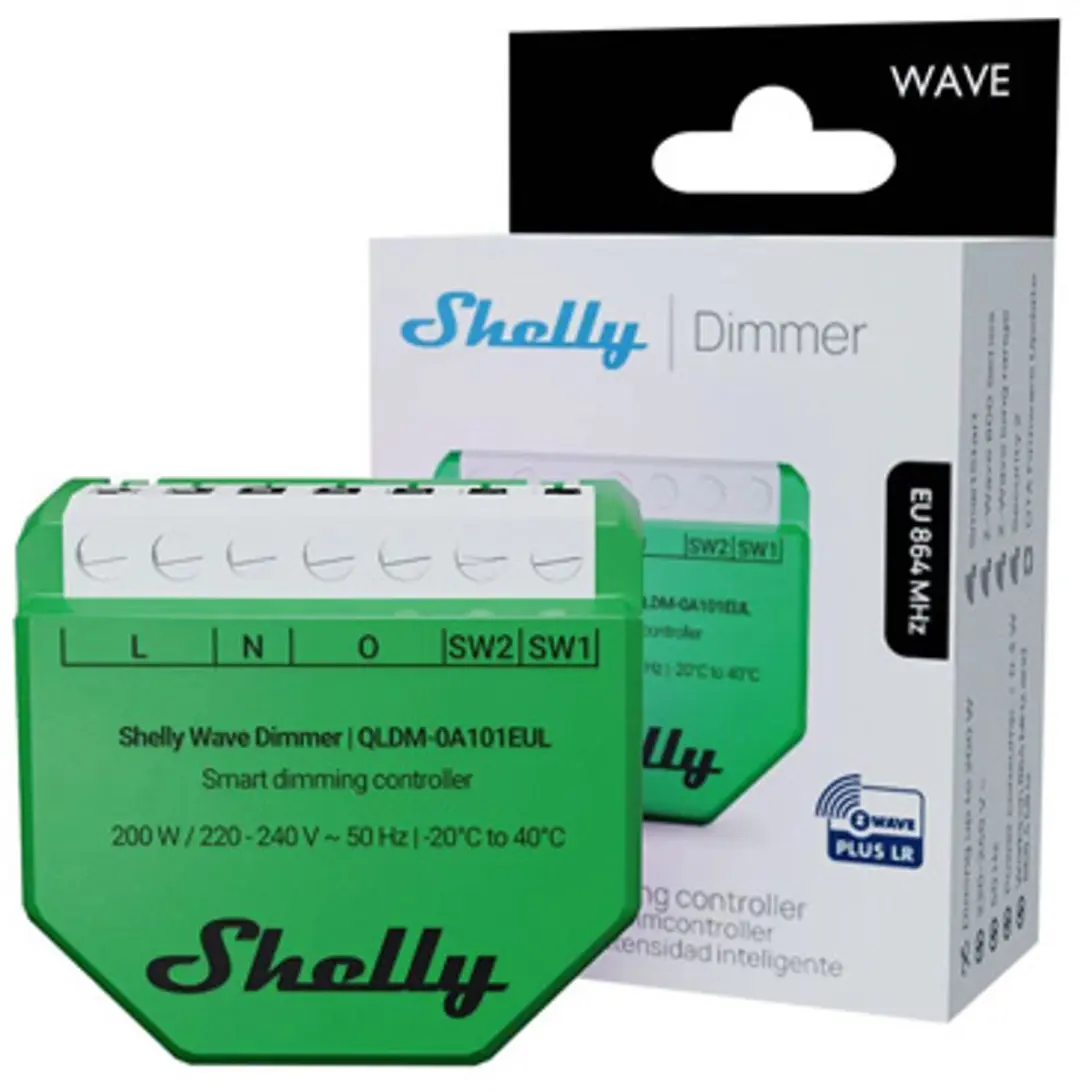 Shelly Wave Dimmer Slimme Z-Wave - Groen
