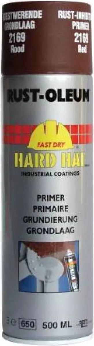 Rust-Oleum 2169 Hard Hat Roestwerende Primer - 500ml - Rood