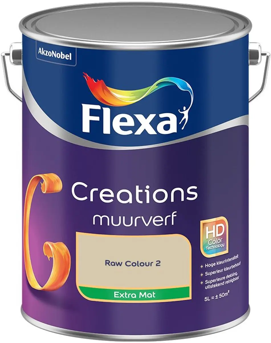 Flexa Creations Muurverf Extra Mat Raw Colour 2