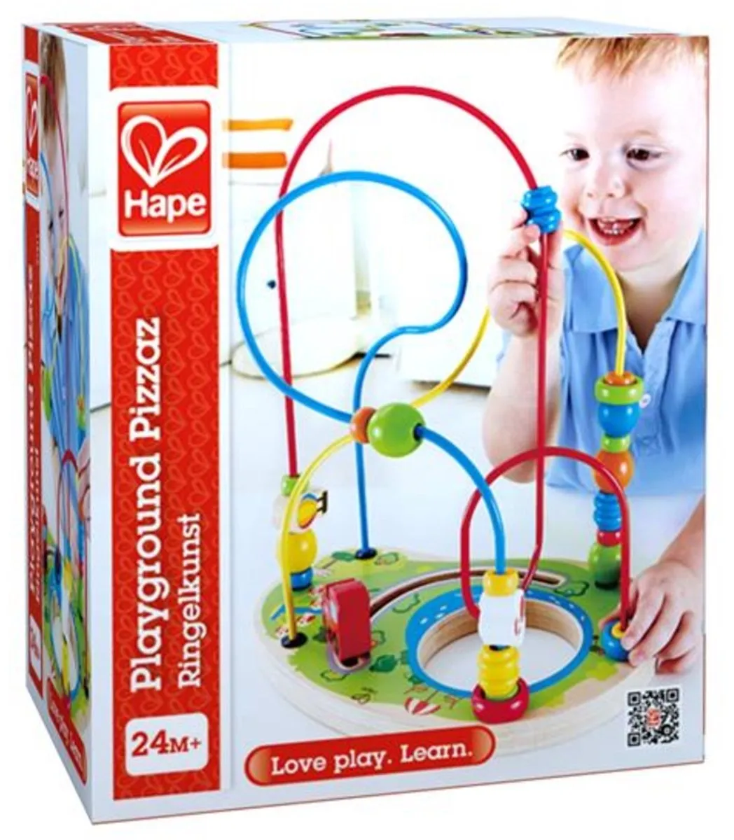 Hape Ringelkunst - 1 Kralenspiraal - Veelkleurig