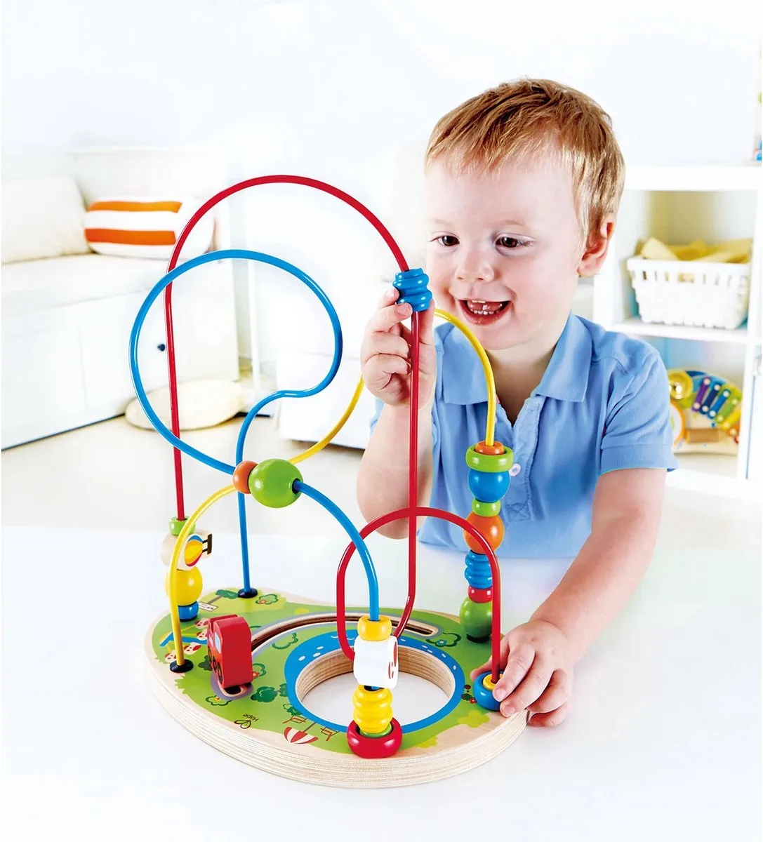 Hape Ringelkunst - 1 Kralenspiraal - Veelkleurig - afbeelding 6 van 6