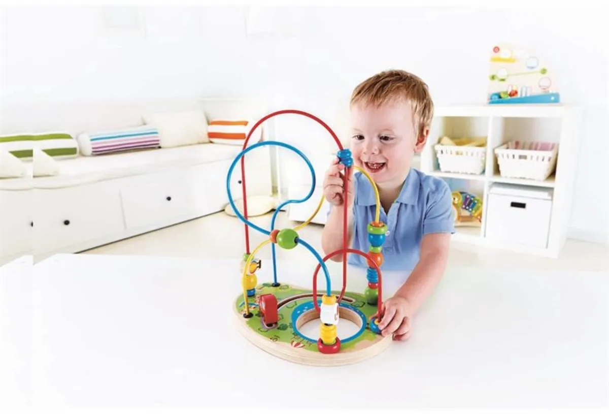 Hape Ringelkunst - 1 Kralenspiraal - Veelkleurig