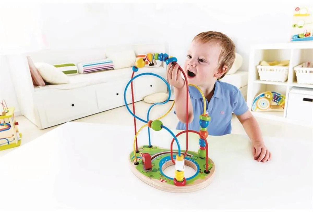 Hape Ringelkunst - 1 Kralenspiraal - Veelkleurig