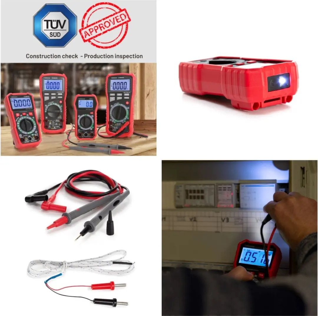 Velleman DVM020 Digitale Multimeter - Rood/Zwart - afbeelding 6 van 6