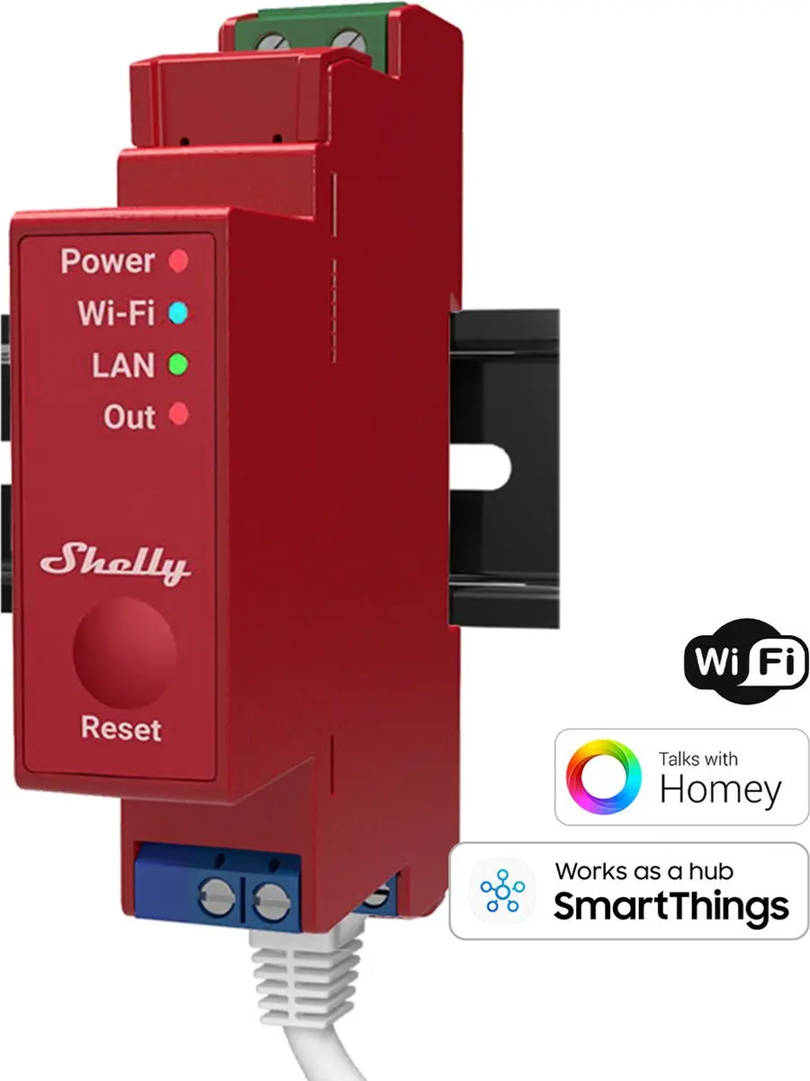 Shelly Shelly1 PRO PM DIN-relais