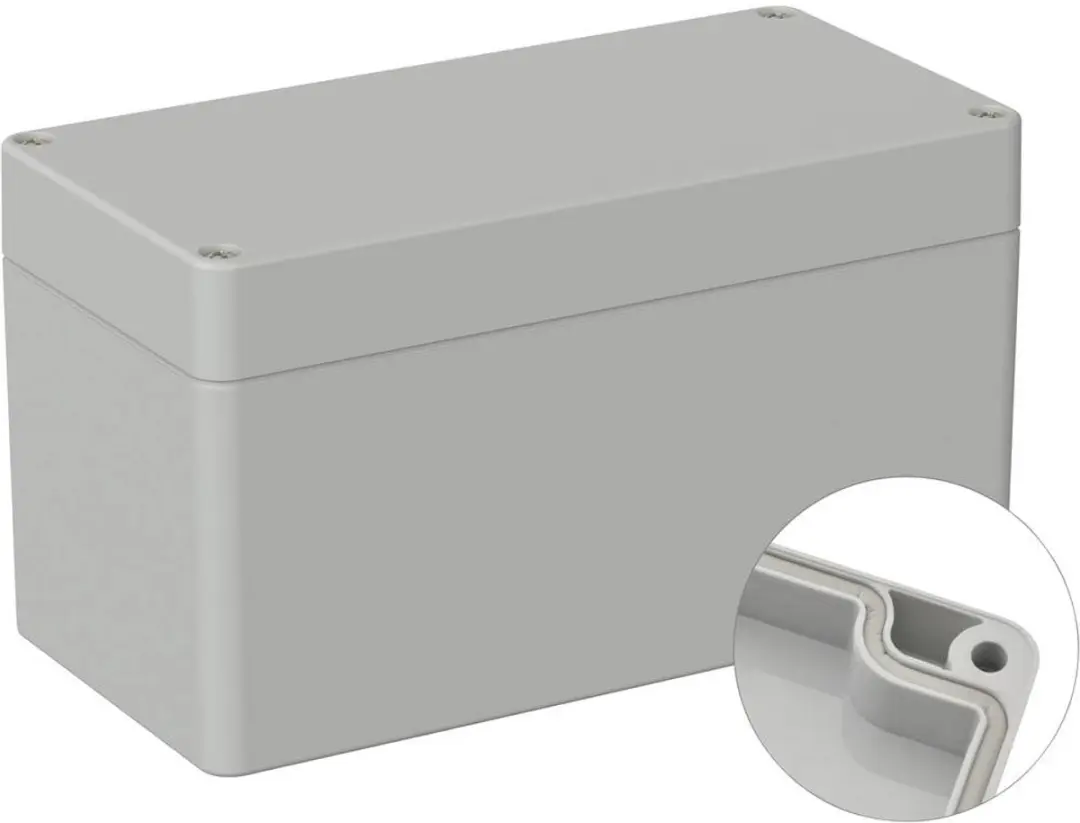 Tru Components TC-9065668 Industriële Behuizing - 160x80x90mm - Grijs-wit