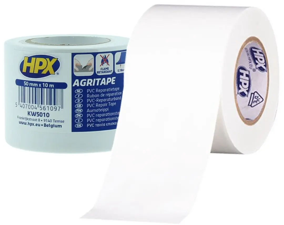 HPX Agritape Wit 50mm x 10m