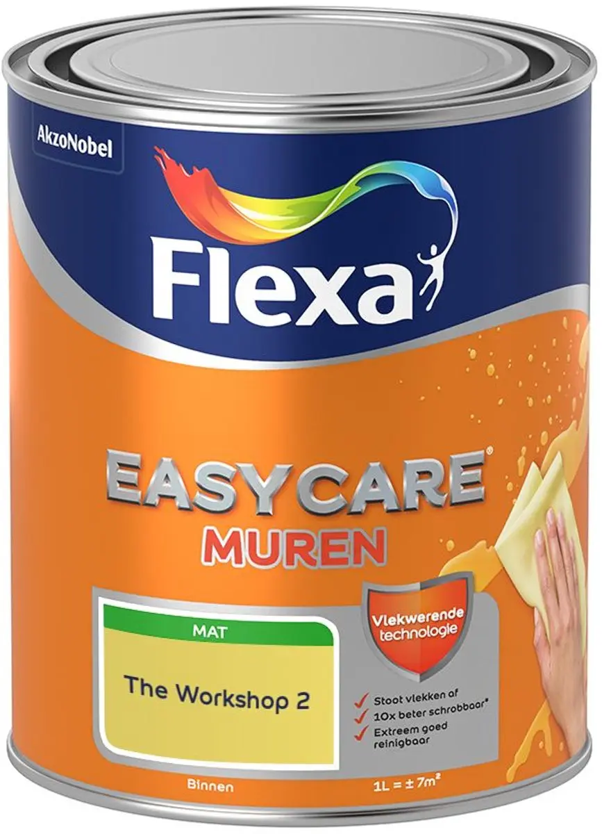 Flexa Easycare Muren The Workshop 2 Mengverf 1L