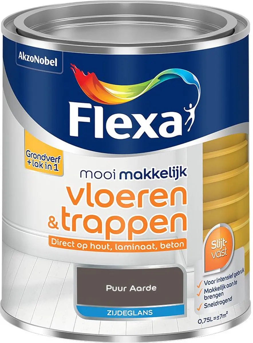 Flexa Mengverf Puur Aarde 750ml - o.a. hout/steen