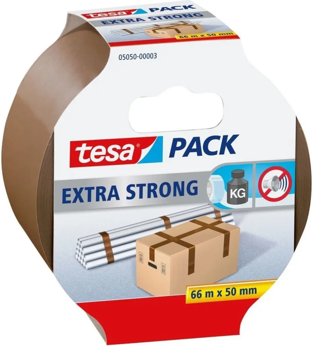 Tesa Verpakkingstape 66m x 50mm