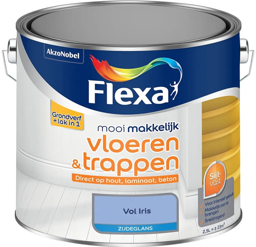 Flexa Vol Iris Mengverf 2,5L - Zijdeglans