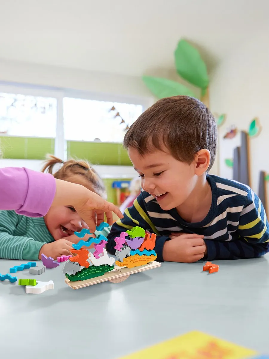 HABA Animal Upon Animal Deluxe, Bordspel, Training van de fijne motoriek (vaardigheid), 6 jaar, 10 min