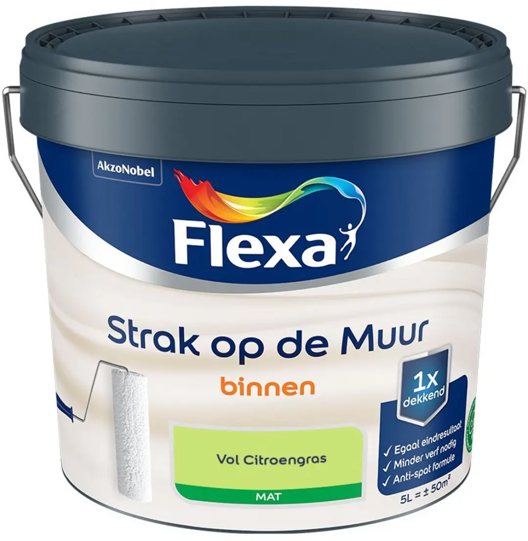 Flexa Strak Op De Muur Binnen Mat Mengverf 5L