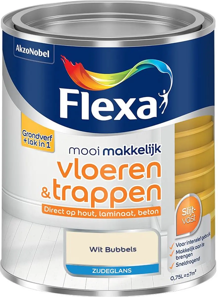 Flexa Mengverf Wit Bubbels 750ml - o.a. hout/steen