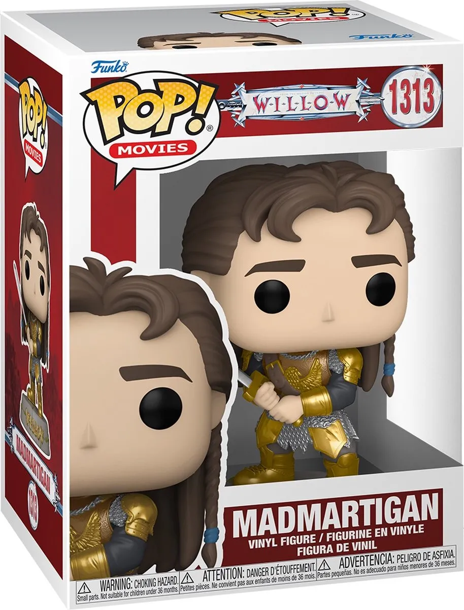 Funko POP! Movies Madmartigan Metallic Willow 65766 Verzamelfiguur - 9 cm