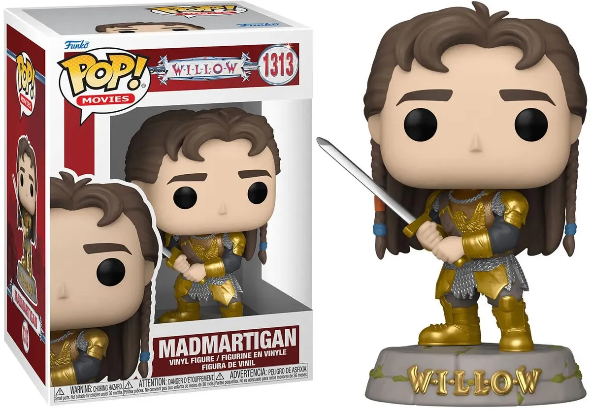 Funko POP! Movies Madmartigan Metallic Willow 65766 Verzamelfiguur - 9 cm