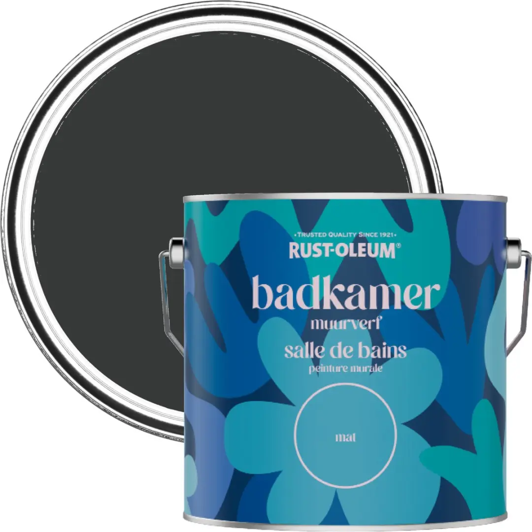 Rust-Oleum Natuurlijke Houtskool Badkamerverf 2,5L