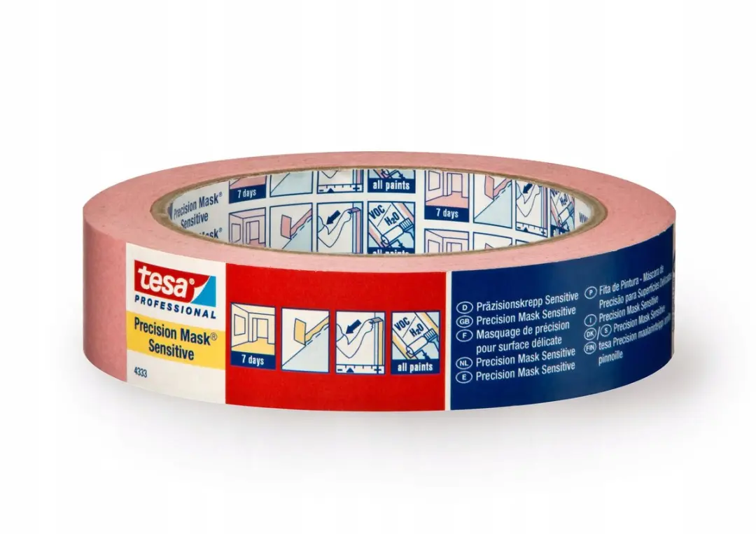 Tesa Precision Afplaktape 30mm - Roze