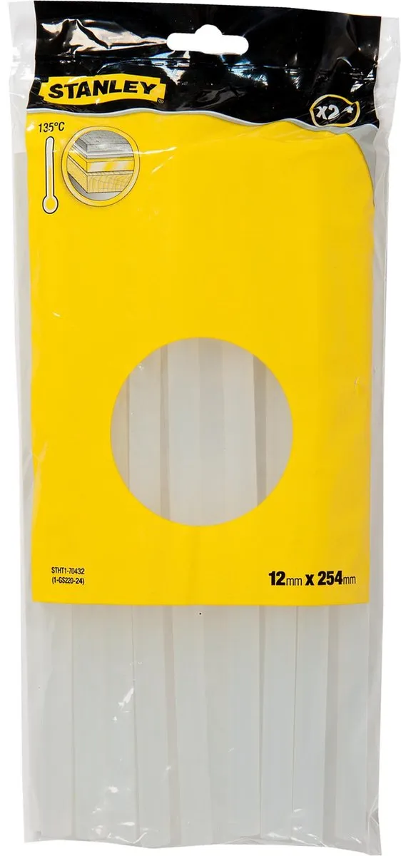 Stanley Dual Melt Lijmpatronen STHT1-70432 - 24 Stuks - Grijs