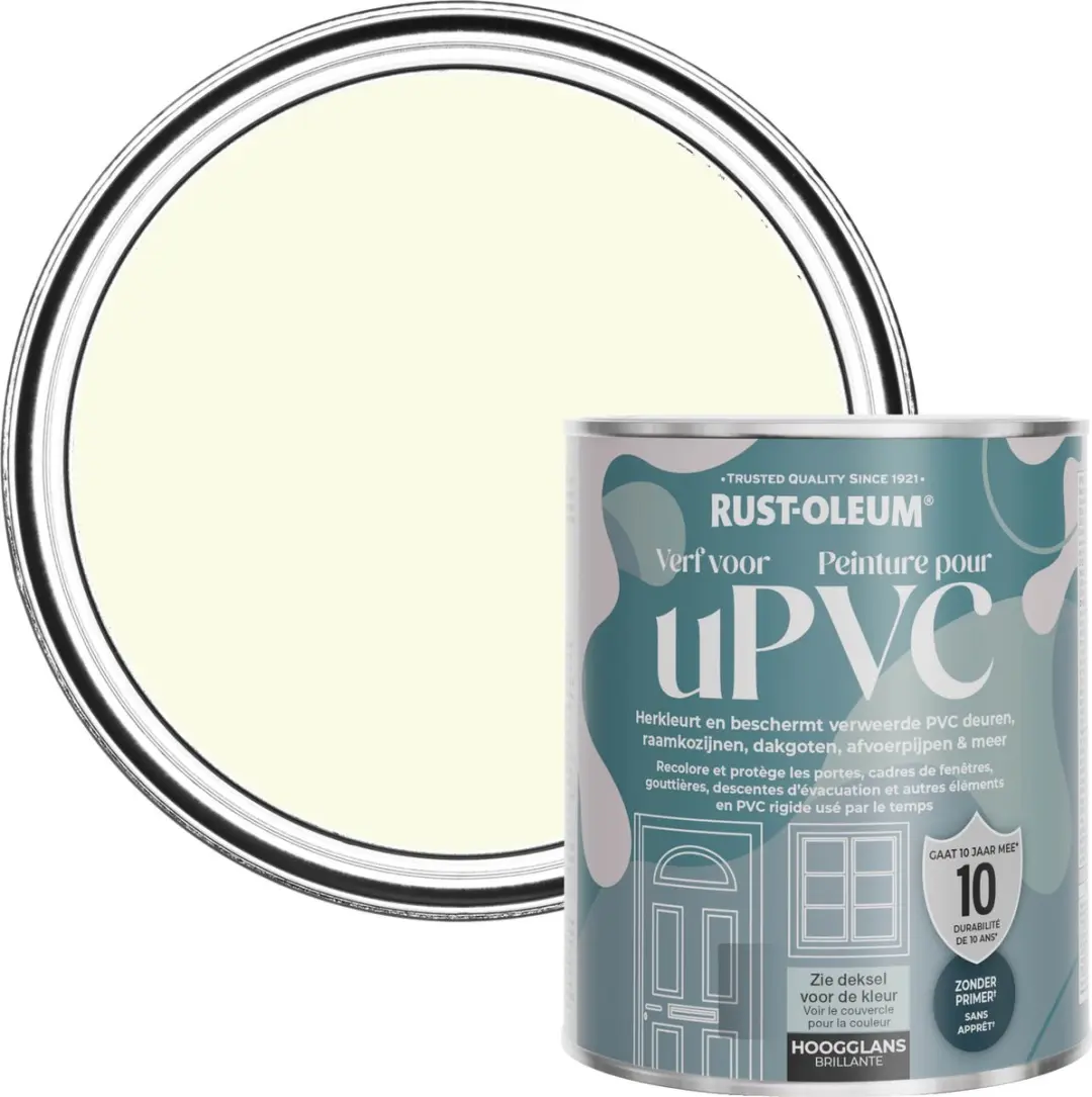 Rust-Oleum Gebroken Wit Hoogglans Verf 750ml