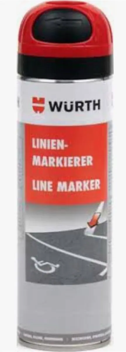 Würth Markeringsspray Rood