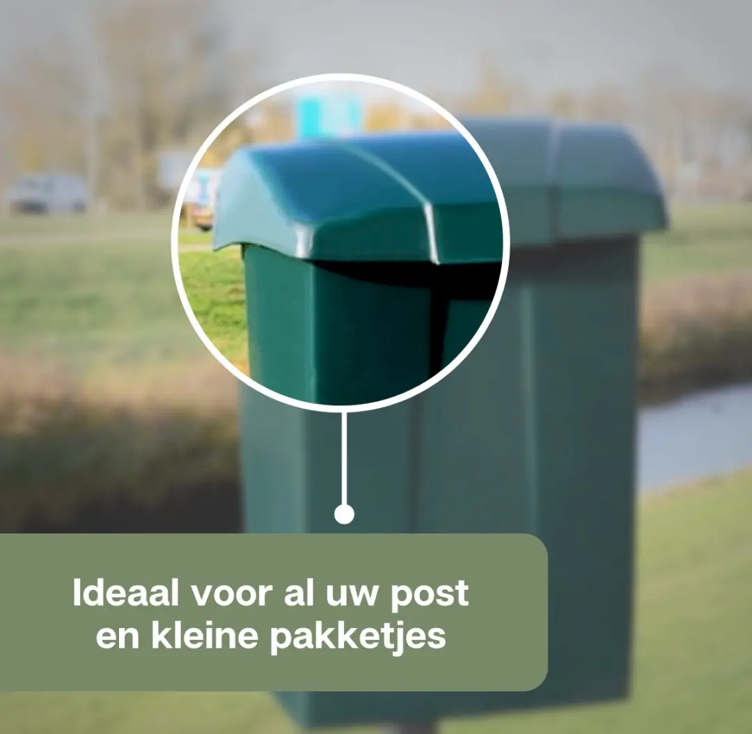 Talen Tools Brievenbus Groen Kunststof - 1 Bewoner