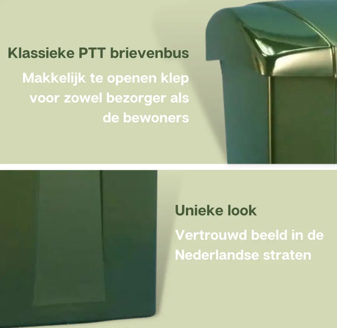 Talen Tools Brievenbus Groen Kunststof - 1 Bewoner