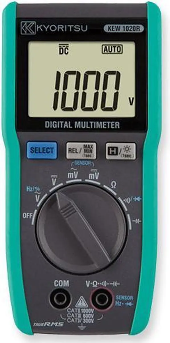 Kyoritsu 1020R Digitale TRMS Multimeter 1000V