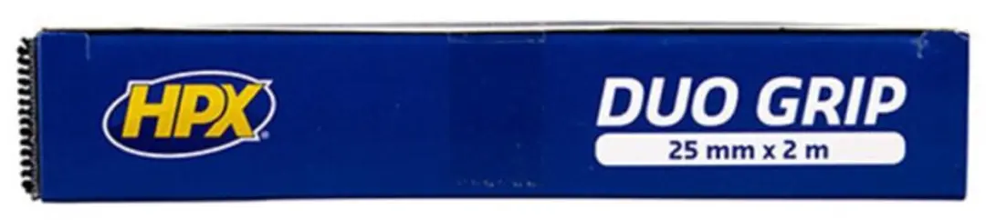 HPX Duo Grip Klikband 25mm x 2m - Zwart