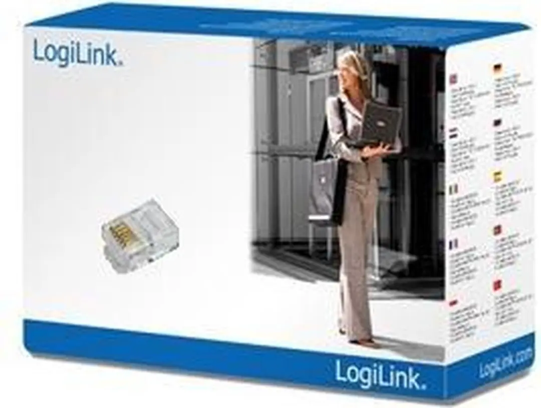 Logilink Modulair RJ12 6P6C Plug - Transparant