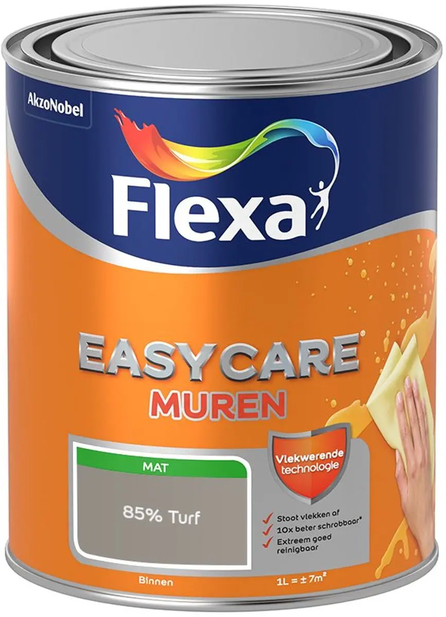 Flexa Easycare Murenverf 85% Turf - 1L