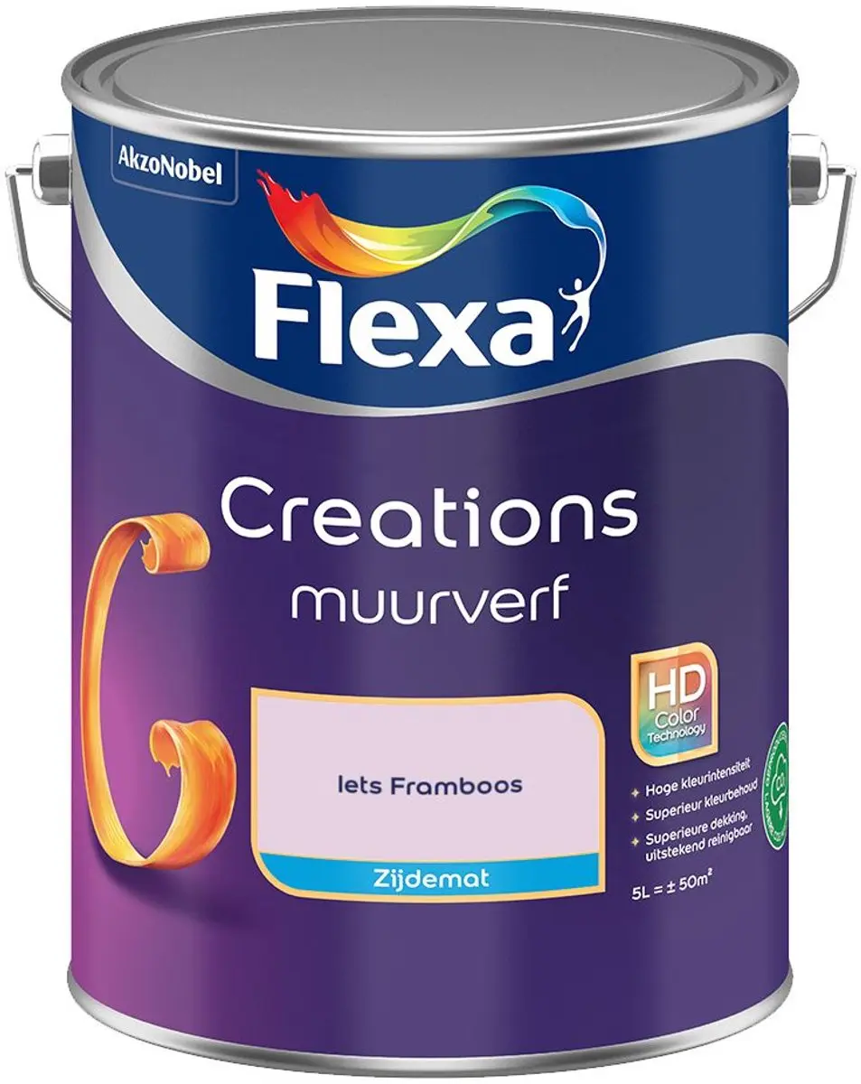 Flexa Creations Muurverf Zijdemat Iets Framboos 5L