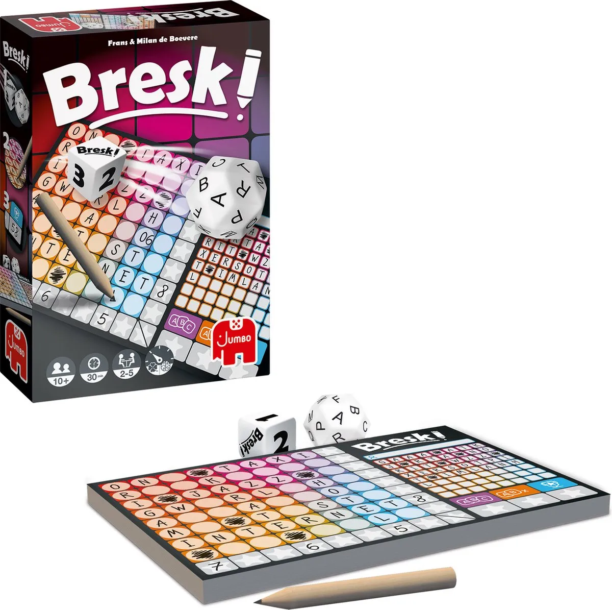 Jumbo Bresk! Dobbelspel - 5 Spelers