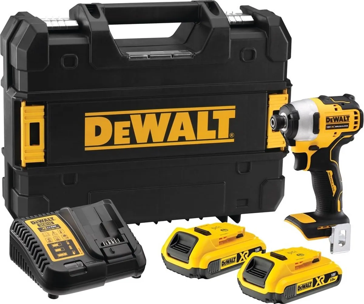 DeWalt DCF809D2T Accu Slagschroevendraaier 18V XR - 2x 2.0Ah - afbeelding 6 van 6