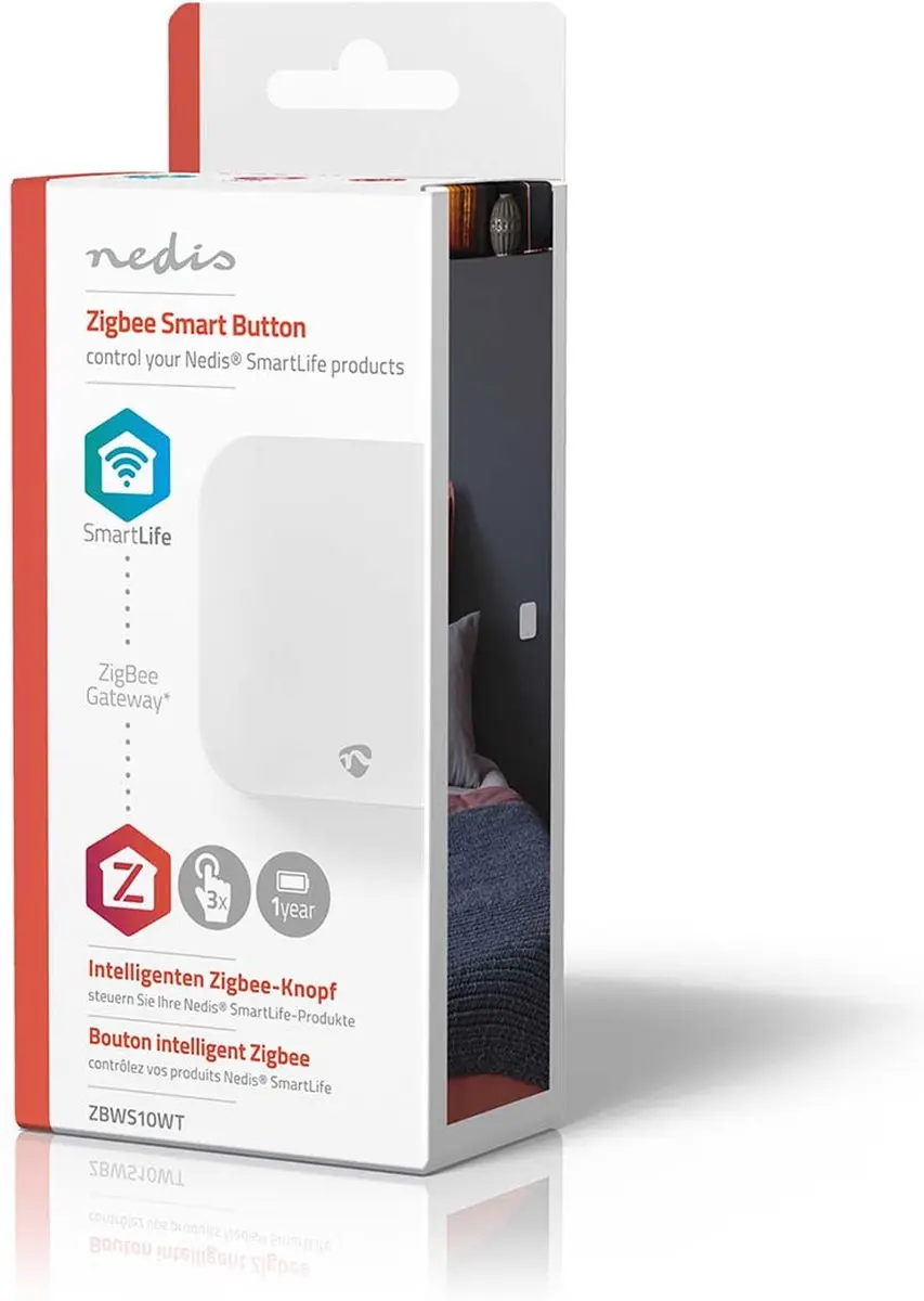 Nedis SmartLife Zigbee Wandschakelaar - Wit