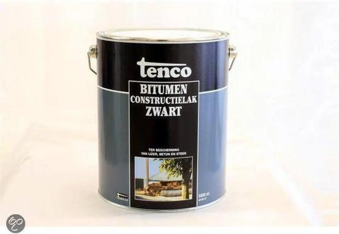 Tenco Bitumen Constructielak 5L - Zwart