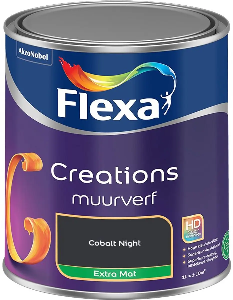 Flexa Creations Muurverf Extra Mat Cobalt Night