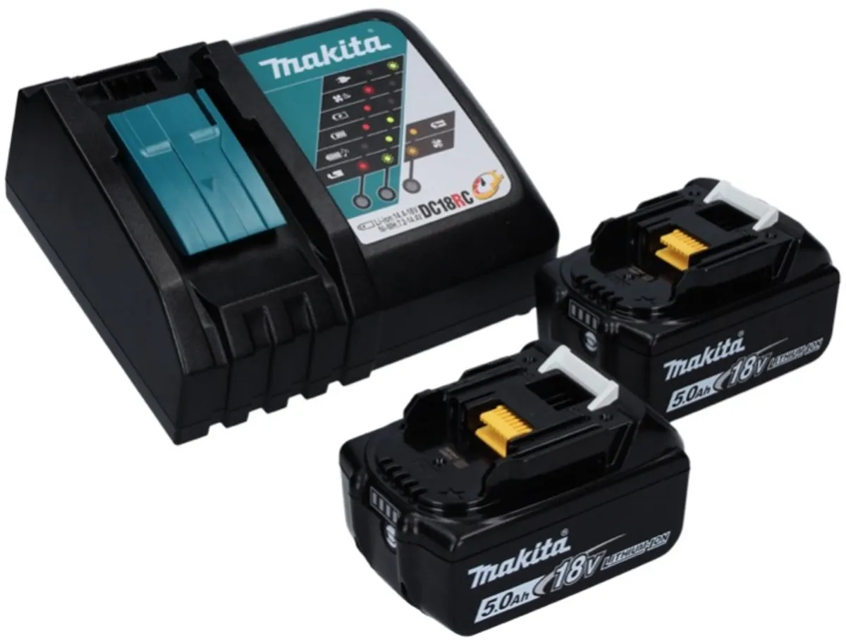 Makita DLM 432 RT2 Accu Grasmaaier 36V - 43cm - 2x 5.0Ah + Lader - afbeelding 5 van 5
