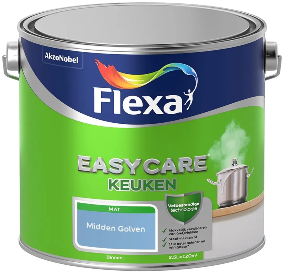 Flexa Easycare Keuken Midden Golven Mengverf 2,5L