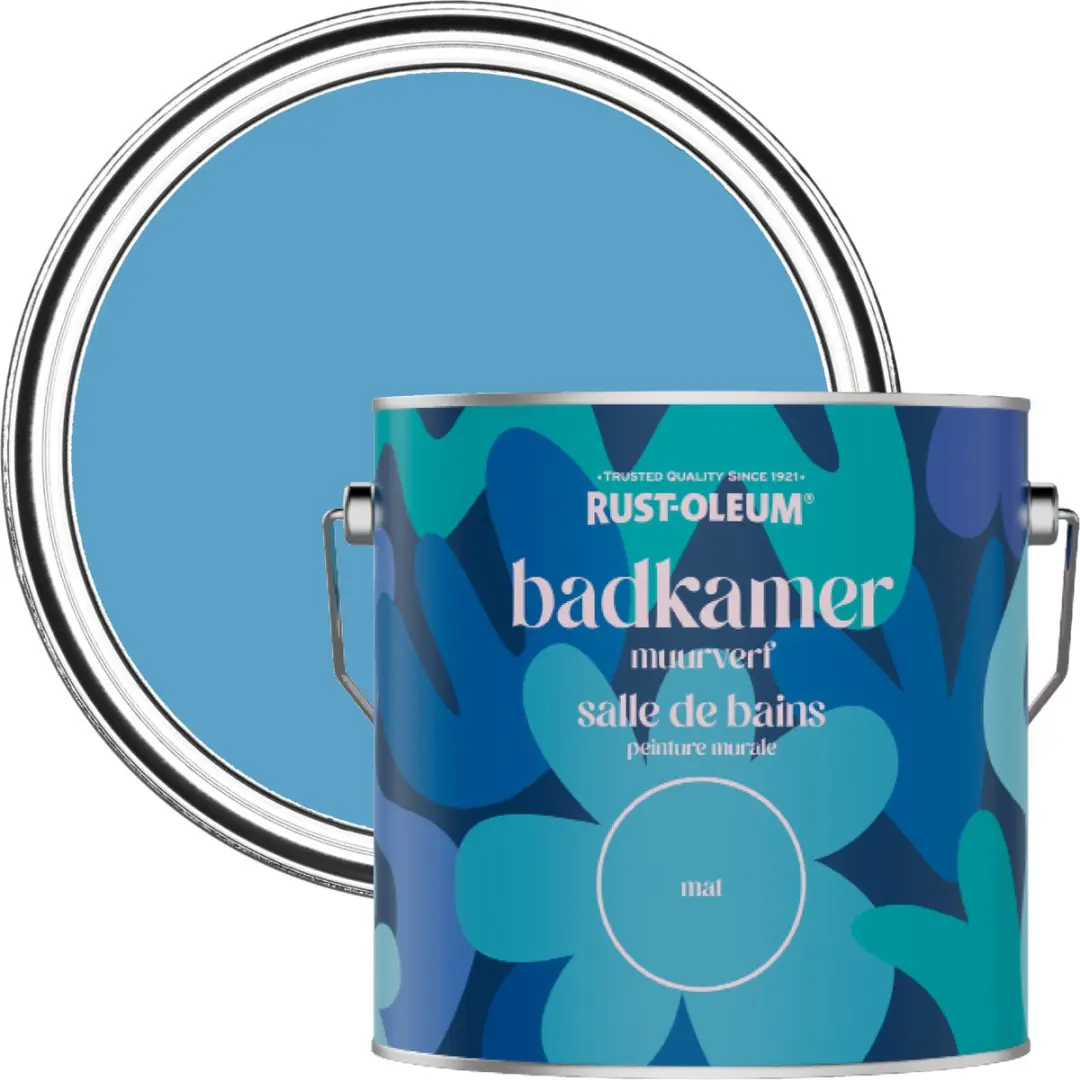 Rust-Oleum Badkamerverf Ceruleumblauw 2,5L