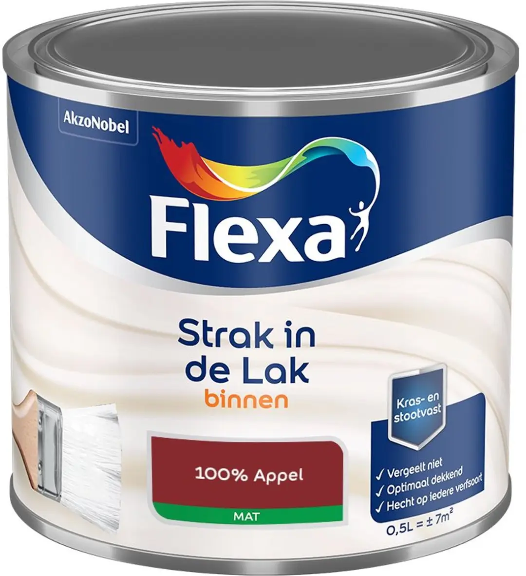 Flexa Strak Op De Muur Binnen Mat Puur Laurier Mengverf 5L