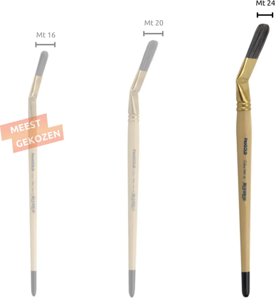 ProGold 7890-24 Gebogen Lyon Penseel
