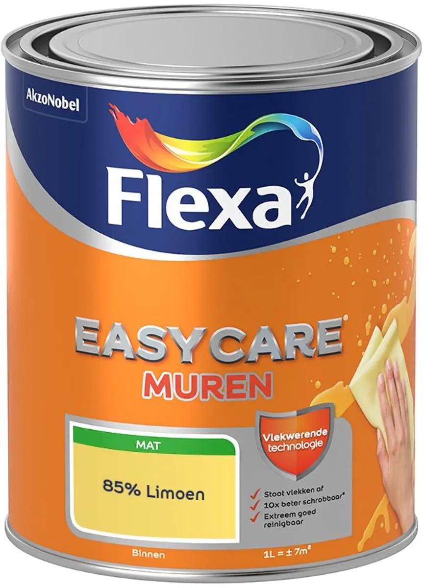 Flexa Easycare Murenverf 85% Limoen - 1L